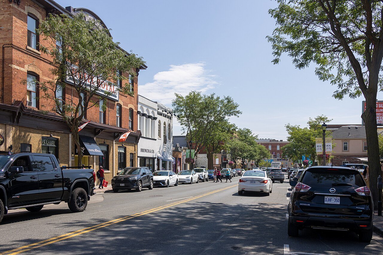 Downtown Whitby streetscape
